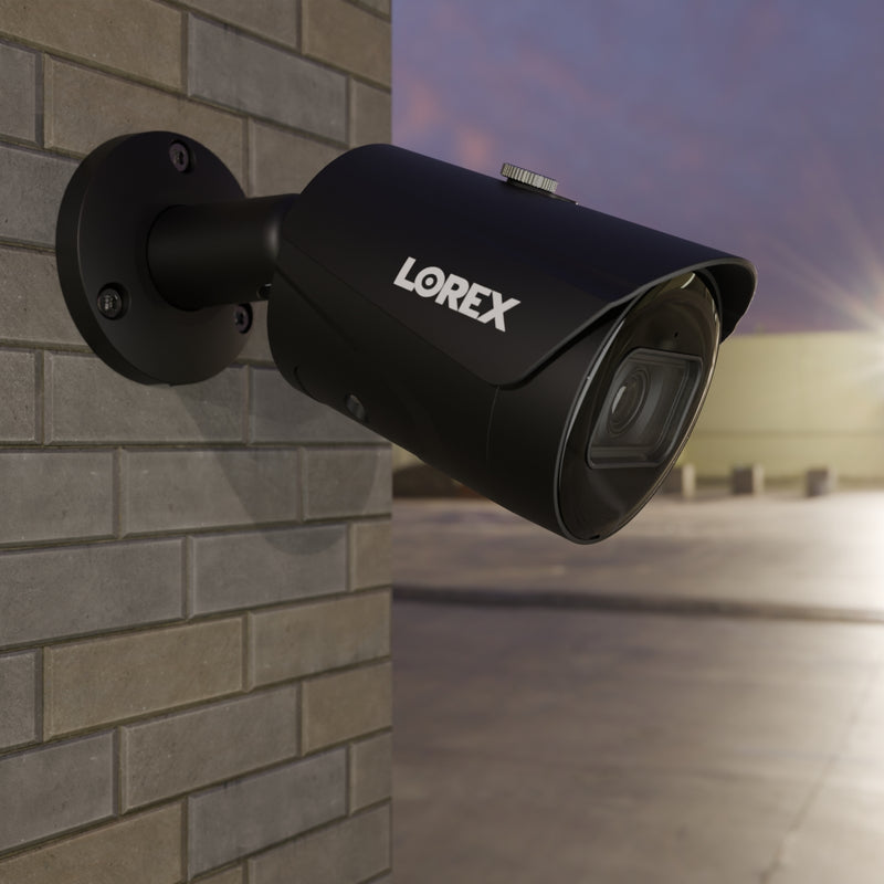 Lorex A4 4MP IP Wired Bullet Security Camera with Listen-In Audio and Smart Motion Detection