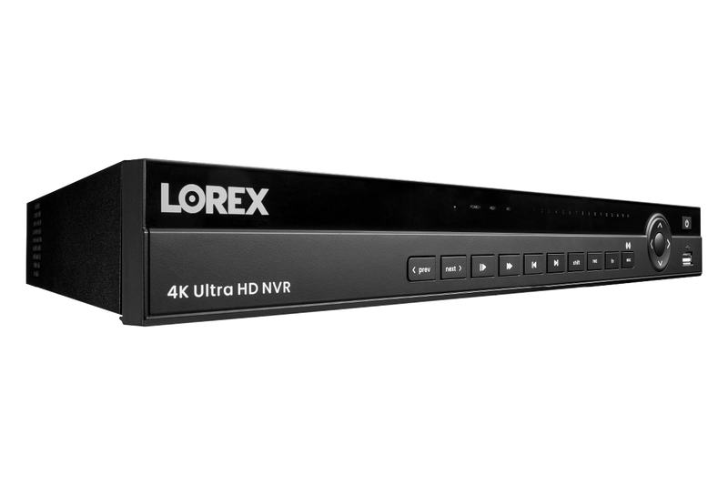 Lorex Elite Series NVR with N4 (Nocturnal Series) IP Dome Cameras - 4K 32-Channel 8TB Wired System