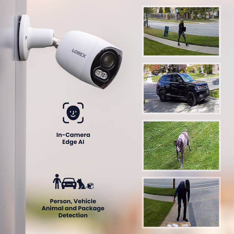 Lorex 4K IP Wired Dual Lens Security Camera with Smart Security Lighting and Smart Motion Detection - Amazon