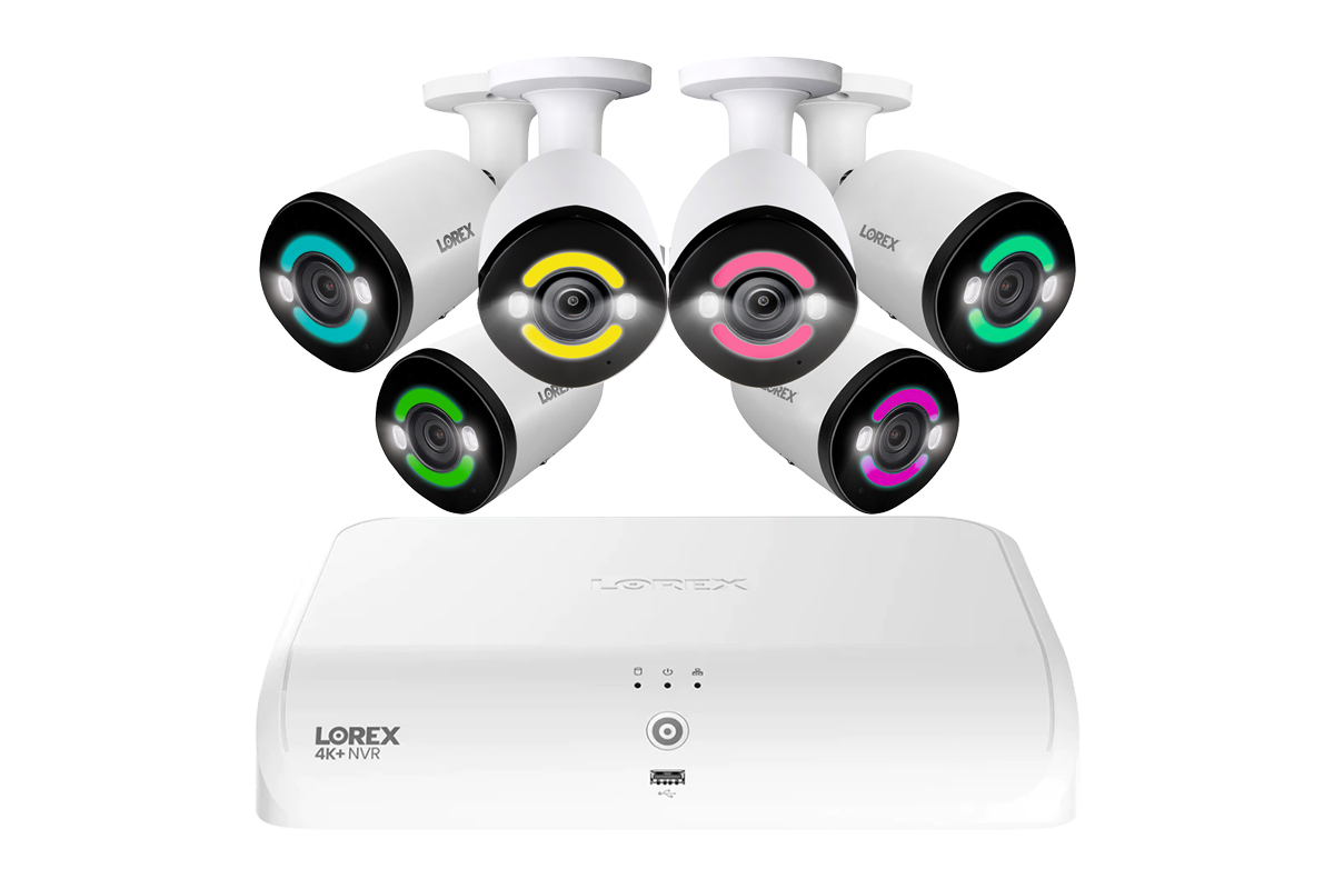 Lorex 4K+ 12MP 16 Camera Capable (8 Wired + 8 Fusion Wi-Fi ) 2TB Wired