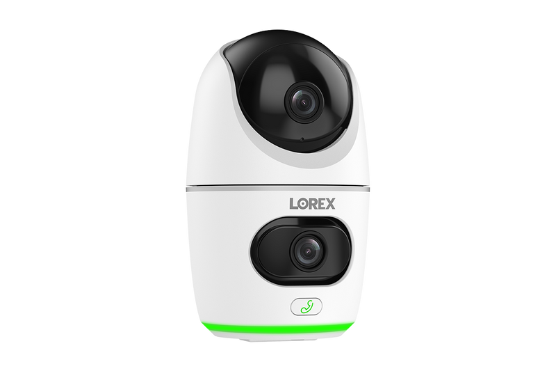 Lorex 2K Dual Lens Indoor Pan-Tilt Wi-Fi Security Camera (32GB, Cloud-Enabled) - Amazon