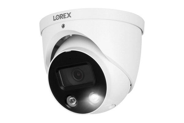 8-channel Fusion NVR System with Smart Deterrence and Mask Detection Security Cameras - Lorex Corporation