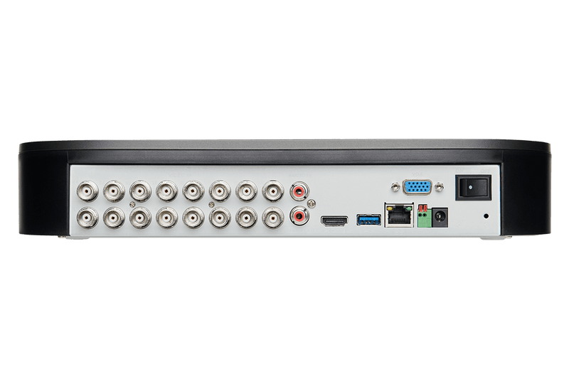 16-Channel 1080p Security System with 16 Active Deterrence Security Cameras