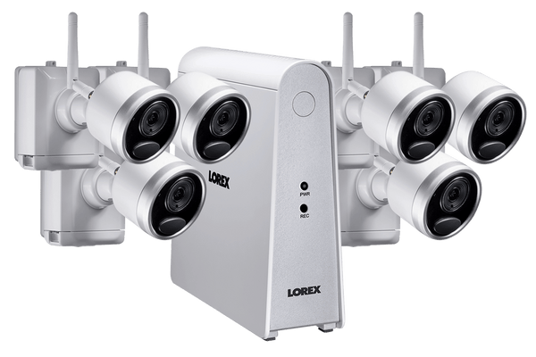 Wire-Free Security Camera System with 6 Cameras