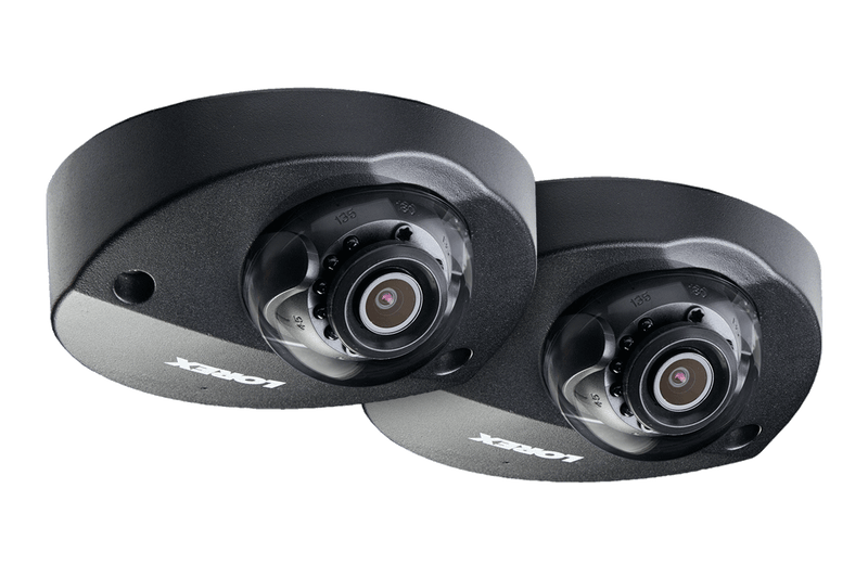 Audio HD IP 2K Dome Security Camera, 150ft night vision, wide angle lens (2-pack)