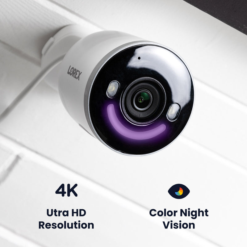 Lorex 2K Floodlight Wi-Fi Camera with 4K Spotlight Wi-Fi 6 Security Camera - Costco