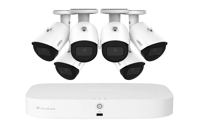 Lorex Fusion Series 4K 16 Camera Capable (8 Wired + 8 Fusion Wi-Fi) 2TB Wired NVR System with 4MP (2K) A4 IP Bullet Cameras - White 6