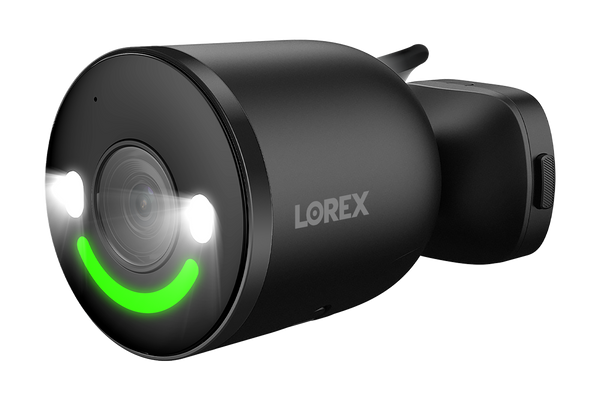 Lorex 4K Spotlight Indoor/Outdoor Wi-Fi 6 Security Black Camera with Smart Security Lighting - Amazon