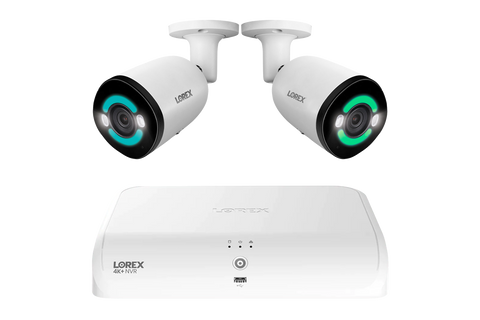 Lorex 4K+ 12MP 16 Camera Capable (8 Wired + 8 Fusion Wi-Fi ) 2TB Wired