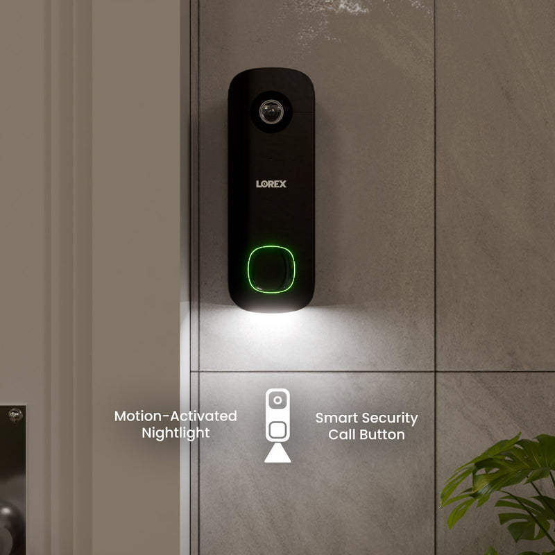 Lorex 4K Wireless Video Doorbell (Battery-Operated)