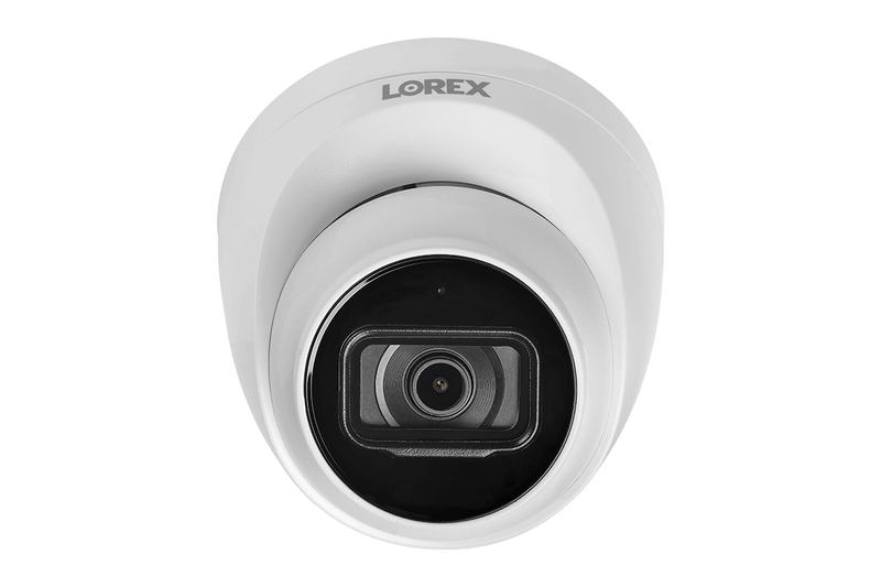 Lorex Fusion 4K 16-Channel (8 Wired + 8 Wi-Fi) 2TB NVR System with Dome Cameras featuring Listen-In Audio