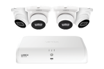 Lorex Fusion Series 4K+ 16 Channel (8 Wired + 8 Fusion Wi-Fi) 2TB Wired System with A4 Wired 2K IP Turret Cameras