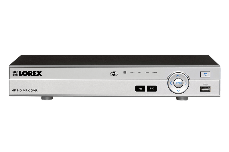 4K Ultra HD (4 x 1080p) MPX Security DVR - 8 Channel, 2TB Hard Drive, Works with Older BNC Analog Cameras, CVI, TVI, AHD