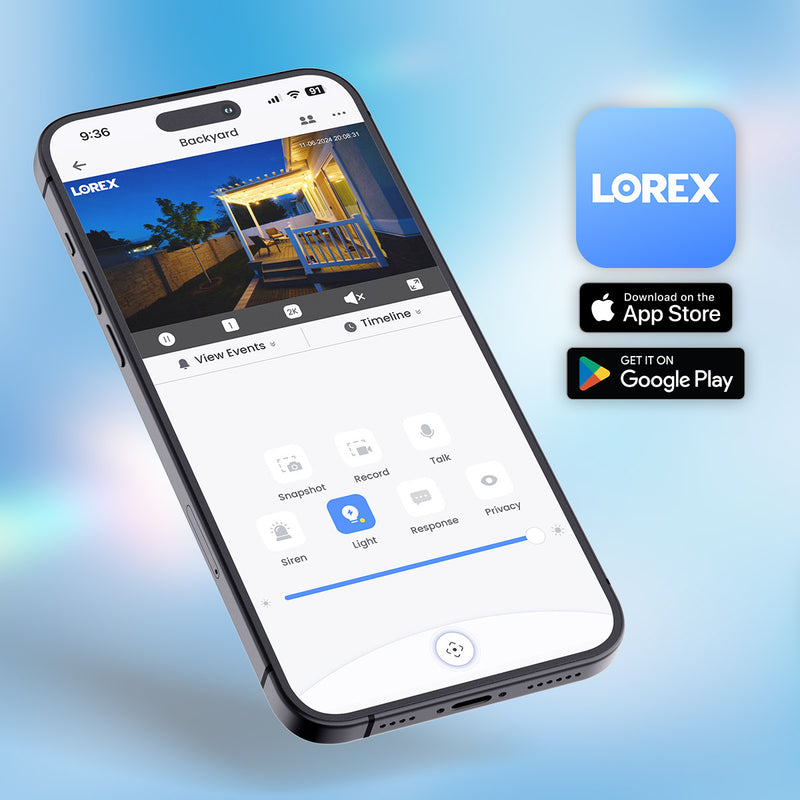 Lorex 2K Wi-Fi Smart Lightbulb Camera