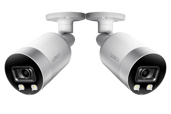 4K Ultra HD Smart Deterrence IP Camera with Color Night Vision (2-pack)