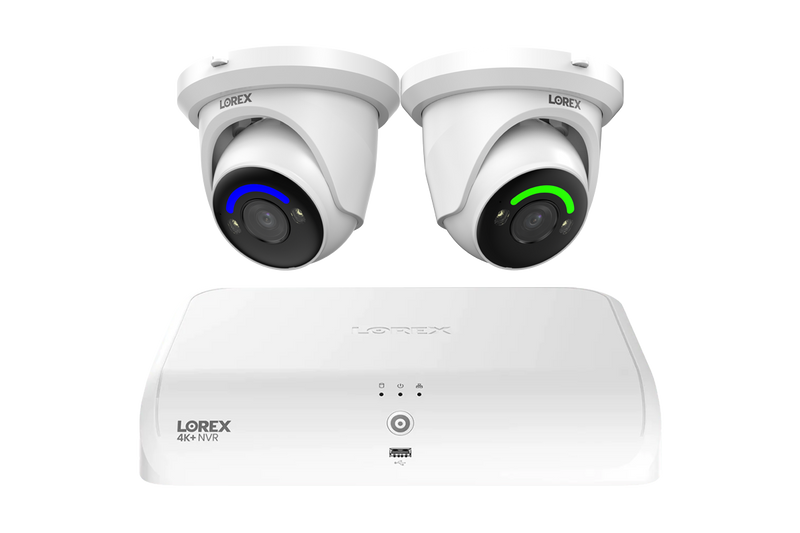 Lorex Fusion Series 4K+ 16 Channel (8 Wired + 8 Fusion Wi-Fi) 2TB Wired System with H12 Wired 4K IP Bullet Cameras