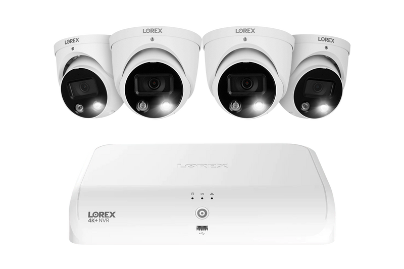 Lorex Fusion Series 4K 16 Camera Capable (8 Wired + 8 Fusion Wi-Fi) 2TB Wired System with H13 IP Dome Cameras - 4