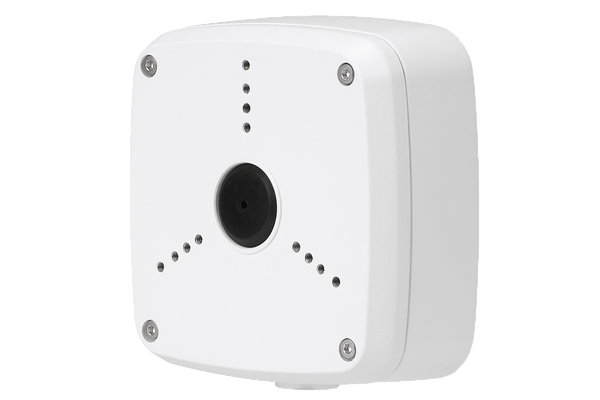 Outdoor Junction Box for 3 Screw Base Cameras (White) - Open Box