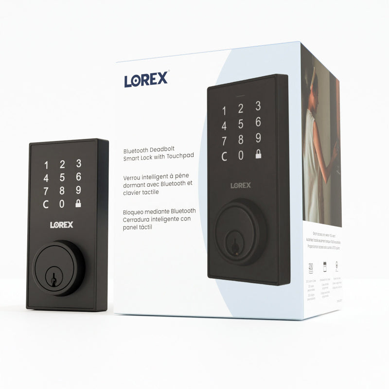 Lorex Bluetooth Deadbolt Smart Lock with Touchpad