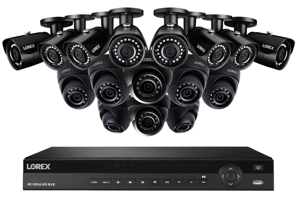 2K IP Security Camera System with 16 Color Night Vision Cameras and 16-Channel NVR