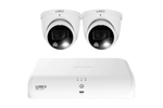 Lorex Fusion Series 4K 16 Camera Capable (8 Wired + 8 Fusion Wi-Fi) 2TB Wired System with H13 IP Dome Cameras