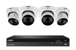 Lorex Elite Series NVR with N4 (Nocturnal Series) IP Dome Cameras - 4K 16-Channel 4TB Wired System