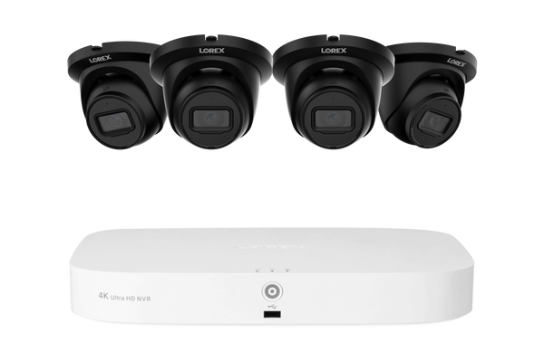 Lorex Fusion Series 4K 16 Camera Capable (8 Wired + 8 Fusion Wi-Fi) 2TB Wired NVR System with 4MP (2K) A4 IP Turret Cameras