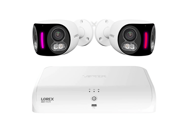 Lorex Fusion Series 4K 16 Camera Capable (8 Wired + 8 Fusion Wi-Fi) 2TB Wired System with H20 IP Dual Lens Cameras