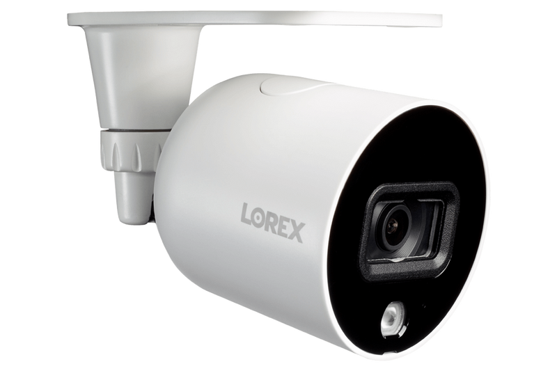 Loresx Smart Indoor/Outdoor 1080p Wi-Fi Camera With Smart Deterrence and Color Night Vision - Open Box