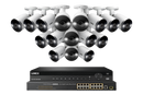 Lorex 4K (32 Camera Capable) 8TB Wired NVR System with Active Deterrence Bullet Security Cameras - image 1 of 9
