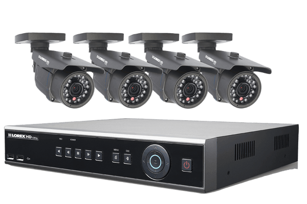 HD Security Camera System with 4 High Definition Cameras