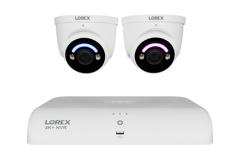 4K+ (12MP) IP Security Cameras with 16-Channel (8 Wired, 8 Wi-Fi) Fusion Recorder