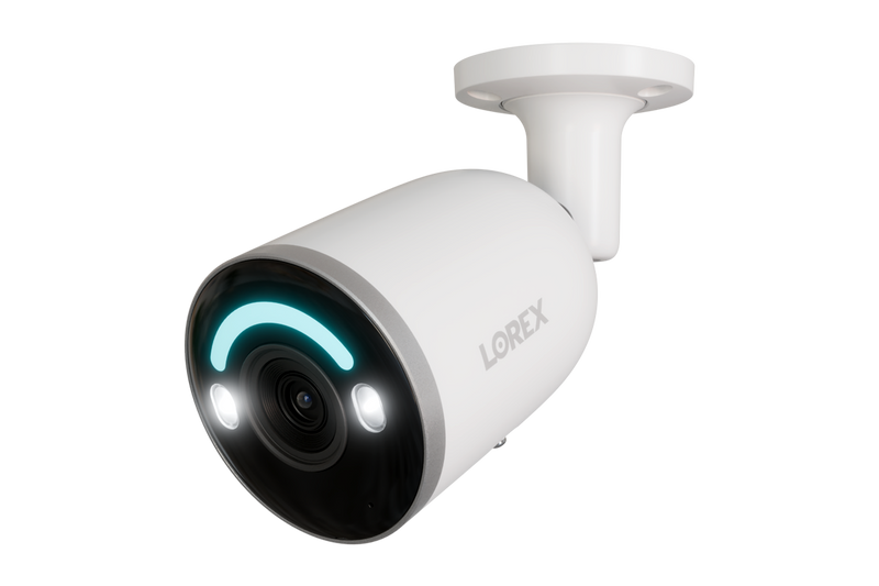 Lorex H12 4K IP Wired Bullet Security Camera with Smart Security Lighting and Smart Motion Detection