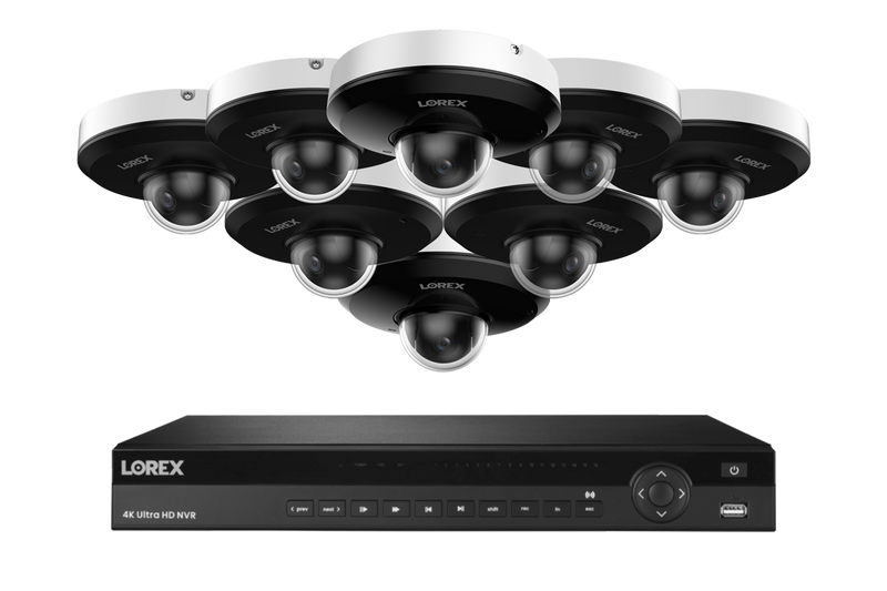 Lorex Elite Series 4K 16 Channel 4TB Wired System with P2 Wired 2K IP Mini PTZ Cameras