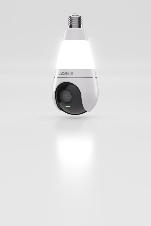 Lorex 2K Wi-Fi Smart Lightbulb Camera (Cloud-Enabled)