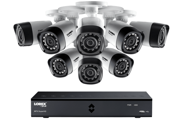 HD 1080P Camera System with 8 Cameras and 1TB Hard Drive