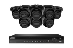 Lorex Fusion Series 4K 16 Camera Capable (Wired or Fusion Wi-Fi) 4TB Wired NVR System with 4MP (2K) A4 IP Turret Cameras