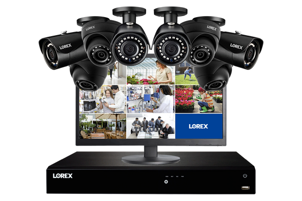 2K Security System with 8 Color Night Vision IP Cameras and Monitor