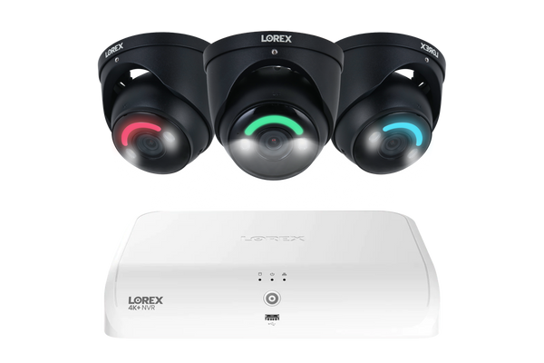 Lorex 4K 16 Camera Capable (8 Wired + 8 Fusion Wi-Fi ) 2TB Wired NVR System with Three H16 IP Dome Cameras - Amazon