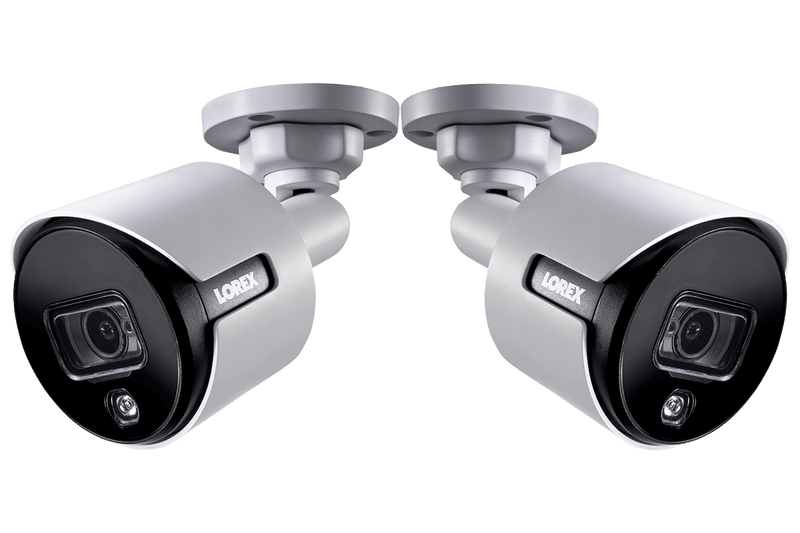 4K Ultra HD Active Deterrence Security Camera (2-pack)