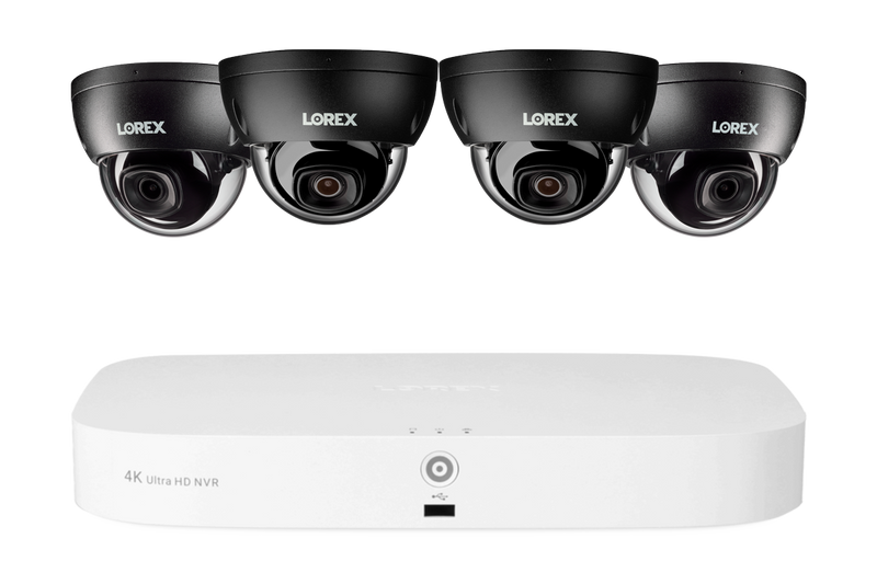 Lorex Fusion NVR with A10 (A Series) IP Dome Cameras - 4K 16-Camera Capable (8 Wired + 8 Wi-Fi Fusion) 2TB Wired System