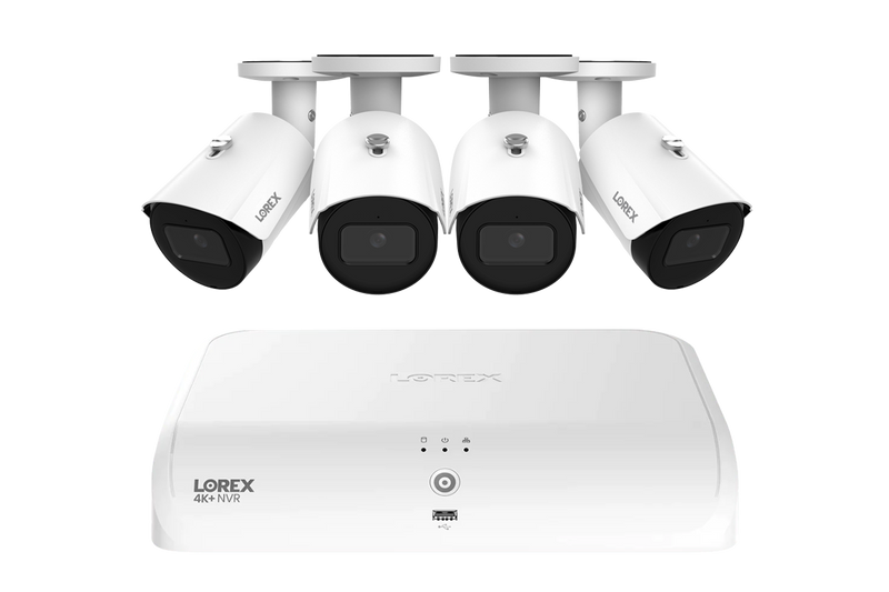 Lorex Fusion Series 4K 16 Camera Capable (8 Wired + 8 Fusion Wi-Fi) 2TB Wired System with A14 IP Bullet Cameras - White 4