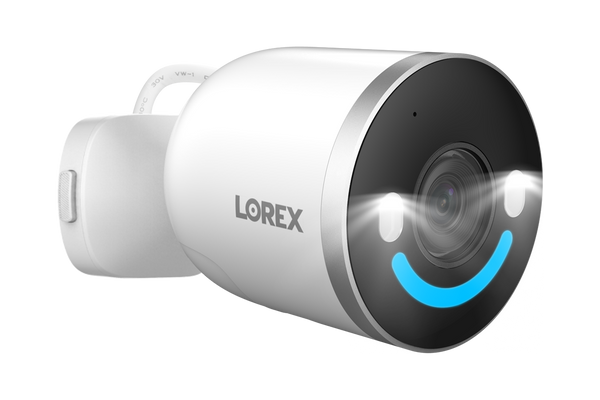 Lorex 4K Spotlight Indoor/Outdoor Wi-Fi 6 Security Camera with White Smart Security Lighting (32GB) - Amazon