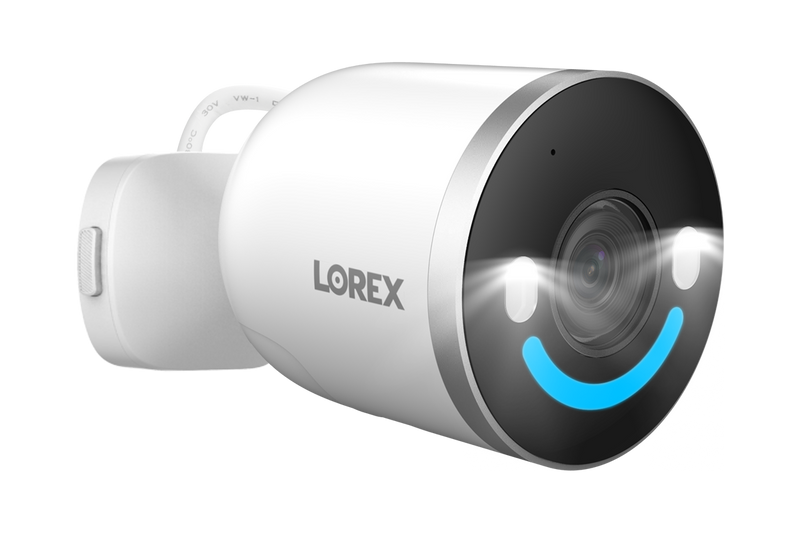 Lorex 4K Spotlight Indoor/Outdoor Wi-Fi 6 Security Camera with White Smart Security Lighting (32GB) - Amazon