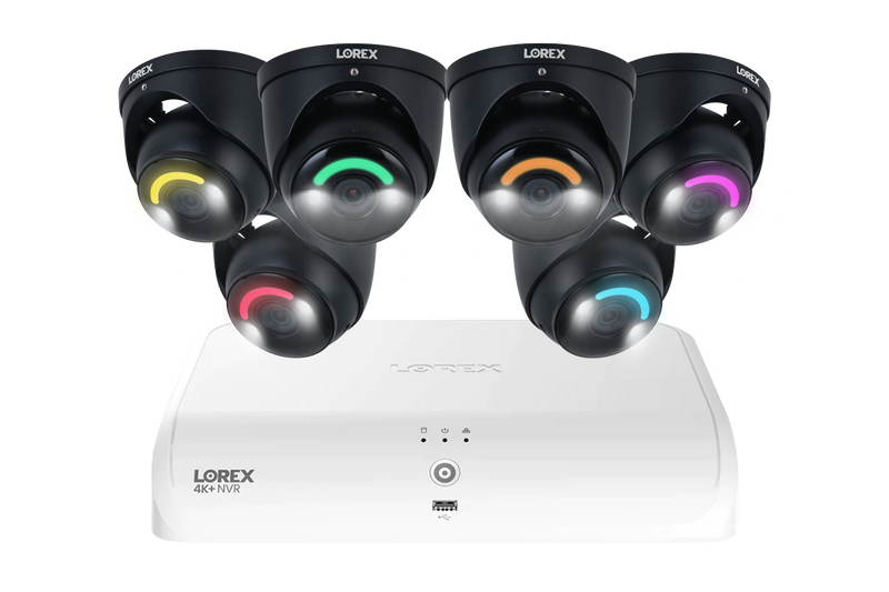 Lorex Fusion Series 4K 16 Camera Capable (8 Wired + 8 Fusion Wi-Fi) 2TB Wired System with H16 IP Dome Cameras - Black 6