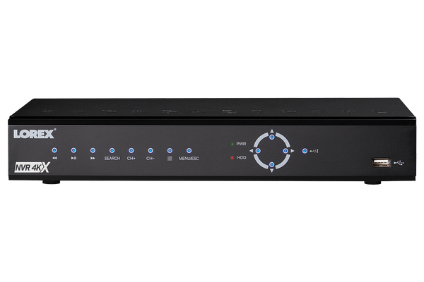 4K Ultra HD NVR with 8 Channels and Deterrence Compatibility