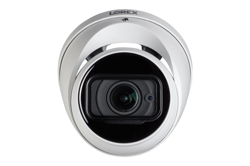 4K Ultra HD Motorized Varifocal Dome Security Camera with Color Night Vision