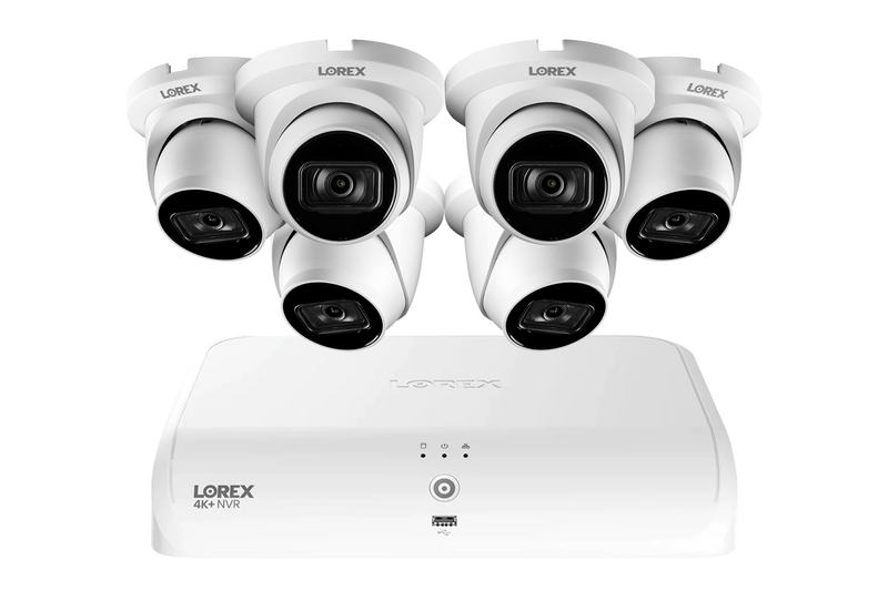 Lorex Fusion Series 4K+ 16 Channel (8 Wired + 8 Fusion Wi-Fi) 2TB Wired System with A14 Wired 4K IP Dome Cameras - White 6