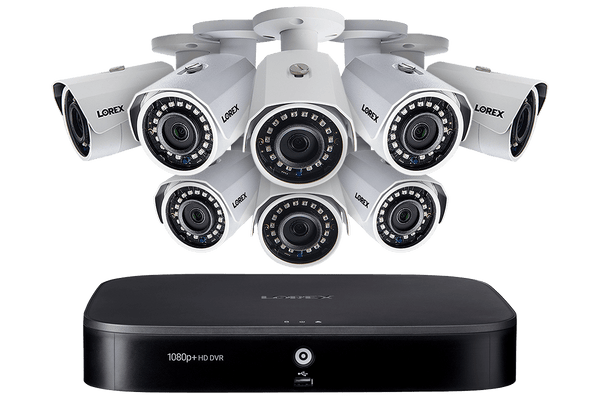 1080p HD Home security system with 8 outdoor cameras, 150ft night vision, 16 channel DVR with 2TB hard drive