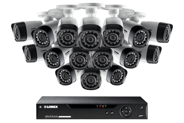 16 Channel Security Camera System with 16 Cameras and 2TB Hard Drive